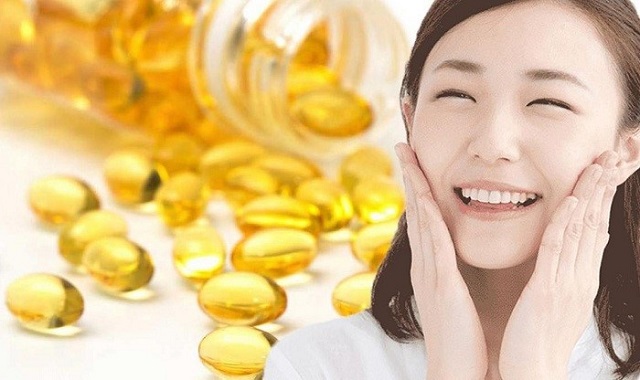 Dùng vitamin E thoa trực tiếp trên da